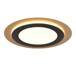 Φωτιστικό Οροφής Trio Lighting LED 42W 2700K Μαύρου Χρυσού Χρώματος – 641519280