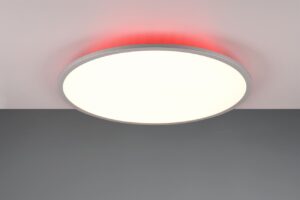 Φωτιστικό Οροφής Φ60 YUMA Trio Lighting LED 39W CCT+RGB Dimmable Με Τηλεχειριστήριο Χρώματος Τιτάνιο – 641719287