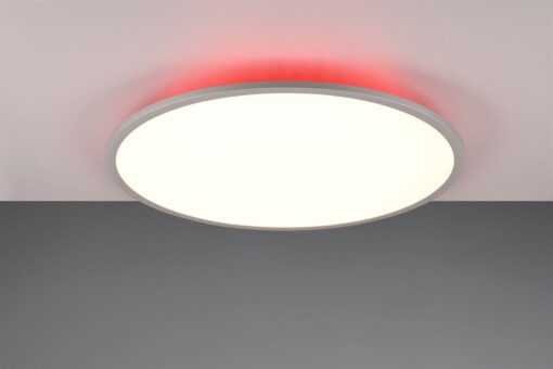 Φωτιστικό Οροφής Φ60 YUMA Trio Lighting LED 39W CCT+RGB Dimmable Με Τηλεχειριστήριο Χρώματος Τιτάνιο – 641719287