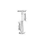 Faro Barcelona PLUMA Χρυσό-Μαύρο Κρεμαστό Φωτιστικό LED 6W 3000K- 64172