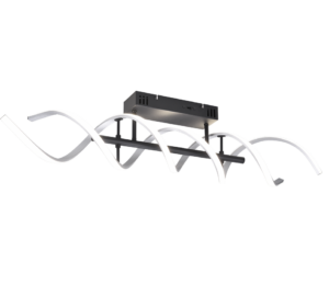 Φωτιστικό Οροφής Trio Lighting SEQUENCE , 41W · 5000lm, 2300+3000+4000K Βουρτσισμένο Αλουμίνιο Αλουμίνιο, Step Dimmable, Χρώματα Ρυθμιζόμενα στο Φωτιστικό – 641810205