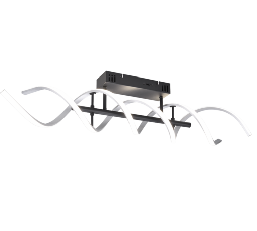Φωτιστικό Οροφής Trio Lighting SEQUENCE , 41W · 5000lm, 2300+3000+4000K Βουρτσισμένο Αλουμίνιο Αλουμίνιο, Step Dimmable, Χρώματα Ρυθμιζόμενα στο Φωτιστικό – 641810205