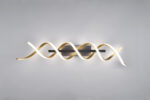 Φωτιστικό Οροφής Trio Lighting SEQUENCE , 41W · 5000lm, 2300+3000+4000K Ορείχαλκος Ματ Αλουμίνιο, Step Dimmable, Χρώματα Ρυθμιζόμενα στο Φωτιστικό – 641810208