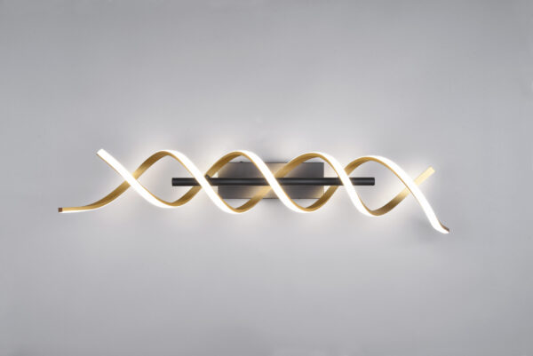 Φωτιστικό Οροφής Trio Lighting SEQUENCE , 41W · 5000lm, 2300+3000+4000K Ορείχαλκος Ματ Αλουμίνιο, Step Dimmable, Χρώματα Ρυθμιζόμενα στο Φωτιστικό – 641810208