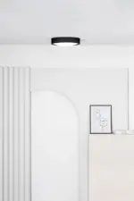 Faro Barcelona VUK Φωτιστικό Οροφής LED σε Μαύρο Χρώμα 40W 2700K IP44 – 64188N