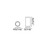 Faro Barcelona REL Φωτιστικό Οροφής Λευκού Χρωμάτος LED 15W 2700K- 64198