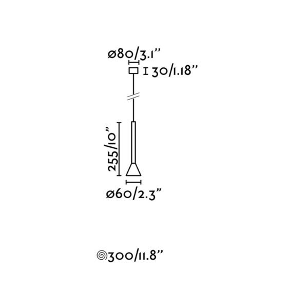 Faro Barcelona DANKA Κρεμαστό Φωτιστικό Μαύρου-Χρυσού Χρώματος LED 6W 3000K- 64223