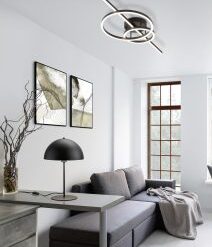 Φωτιστικό Οροφής Trio Lighting LED 54W 2700K Μαύρου Χρώματος – 643010332