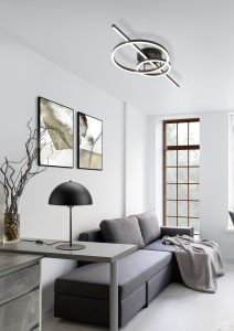 Φωτιστικό Οροφής Trio Lighting LED 54W 2700K Μαύρου Χρώματος – 643010332