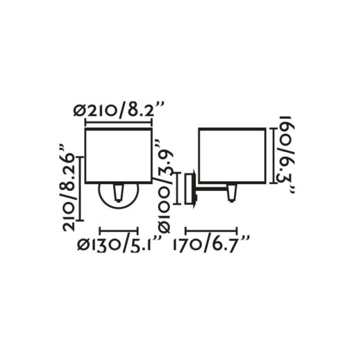 Faro Barcelona MAMBO Επιτοίχιο Φωτιστικό Μαύρου-Ρατταν Χρώματος 1xE27 – 64307-47