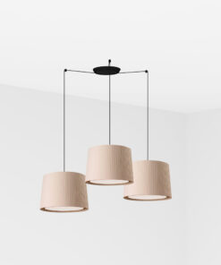 Faro Barcelona SAMBA Κρεμαστό Φωτιστικό, 3Φωτο, Εσωτερικού Χώρου, Μπεζ Χρώματος – 64314-44-3L