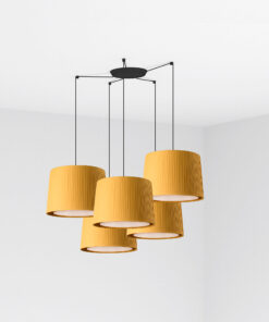 Faro Barcelona SAMBA Κρεμαστό Φωτιστικό 5Φωτο, Κίτρινου Χρώματος, – 64314-45-5L