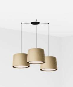 Faro Barcelona SAMBA Κρεμαστό 3Φωτο Φωτιστικό, Πράσινου Χρώματος – 64314-46-3L