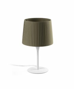 SAMBA Πορτατίφ με Πράσινο Καπέλο και Λευκή Βάση E27ø190 FARO – 64316-37