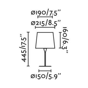 Faro Barcelona MINIMAMBO Επιτραπέζιο Φωτιστικό Λευκού Χρώματος 1XE27- 64316