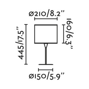 Faro Barcelona MAMBO Επιτραπέζιο Φωτιστικό Μαύρου-Ρατταν Χρώματος E27 – 64317-47
