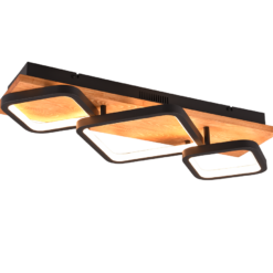Φωτιστικό Οροφής Trio Lighting LED 32W 3000K Μαύρου Χρώματος Step Dimmable – 643210332