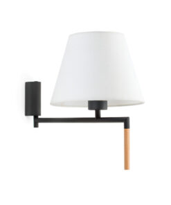 Faro Barcelona RON Επιτοίχιο Φωτιστικό Λευκού Χρώματος, Περιστρεφόμενο – 64400-10