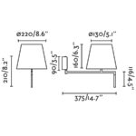 Faro Barcelona RON Επιτοίχιο Φωτιστικό Λευκού Χρώματος, Περιστρεφόμενο – 64400-10