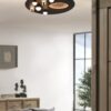 Φωτιστικό Οροφής Trio Lighting LED 42W 23000K Μαύρου Χρώματος Step Dimmable – 644810132