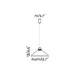 Faro Barcelona NAOS Κρεμαστό Φωτιστικό Μπεζ Χρώματος 1xE27- 64501