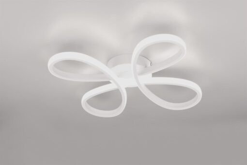 Φωτιστικό Οροφής FLY Trio Lighting LED 22W 2600lm 4000K Step Dimmable Λευκό Ματ – 645610131