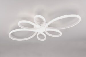 Φωτιστικό Οροφής Trio Lighting  LED 32W 3900lm 4000K Step Dimmable Λευκό Ματ – 645619131