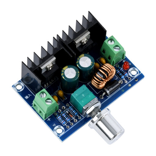 GloboStar® 73114 Ρυθμιστής Τάσης – Voltage Regulator DC Converter Module – Input DC4-40V / Output DC1.25-36V Max Load 8A Μ6 x Π4.5 x Υ2.5cm