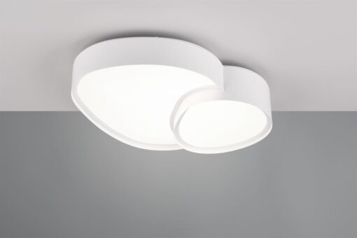 Φωτιστικό Οροφής RISE Trio Lighting LED 21W 2400lm CCT Dimmable Με Τηλεχειριστήριο Λευκό Ματ – 647510231