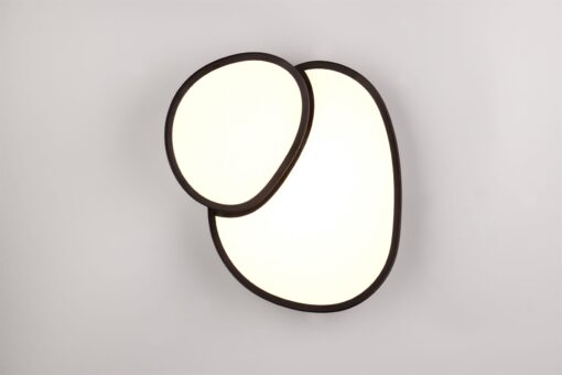 Φωτιστικό Οροφής Μαύρο Ματ RISE LED 21W 2400lm CCT Dimmable με Τηλεχειριστήριο Trio Lighting – 647510232