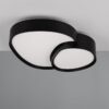 Φωτιστικό Οροφής Μαύρο Ματ RISE LED 21W 2400lm CCT Dimmable με Τηλεχειριστήριο Trio Lighting – 647510232