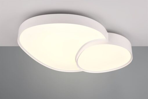 Φωτιστικό Οροφής RISE Trio Lighting LED 45W CCT Dimmable Με Τηλεχειριστήριο Λευκό Ματ – 647519231