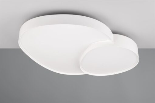 Φωτιστικό Οροφής RISE Trio Lighting LED 45W CCT Dimmable Με Τηλεχειριστήριο Λευκό Ματ – 647519231