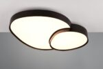 Φωτιστικό Οροφής RISE Trio Lighting LED 45W 5300lm CCT Dimmable Με Τηλεχειριστήριο Χρώματος Μαύρο Ματ – 647519232