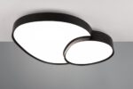 Φωτιστικό Οροφής RISE Trio Lighting LED 45W 5300lm CCT Dimmable Με Τηλεχειριστήριο Χρώματος Μαύρο Ματ – 647519232