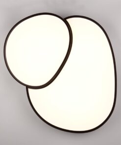 Φωτιστικό Οροφής RISE Trio Lighting LED 45W 5300lm CCT Dimmable Με Τηλεχειριστήριο Χρώματος Μαύρο Ματ – 647519232