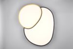 Φωτιστικό Οροφής RISE Trio Lighting LED 45W 5300lm CCT Dimmable Με Τηλεχειριστήριο Μαύρο Ματ-Χρυσό – 647519280
