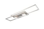 LED Φωτιστικό Οροφής ALBANY Νίκελ Ματ 37W 4300lm CCT Dimmable με Τηλεχειριστήριο Trio Lighting – 647710407