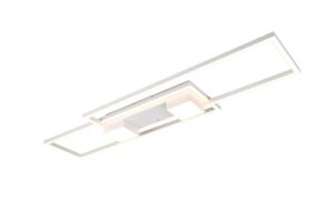 LED Φωτιστικό Οροφής ALBANY Λευκό Ματ 37W 4300lm CCT Dimmable με Τηλεχειριστήριο Trio Lighting – 647710431