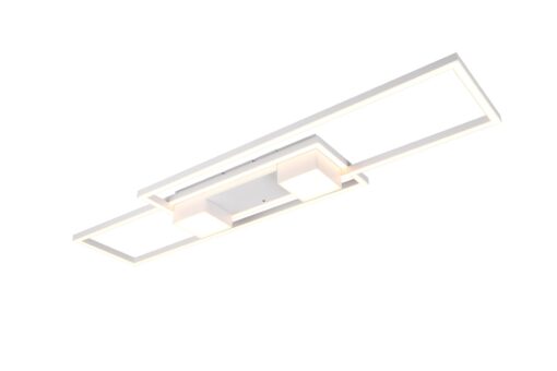 LED Φωτιστικό Οροφής ALBANY Λευκό Ματ 37W 4300lm CCT Dimmable με Τηλεχειριστήριο Trio Lighting – 647710431