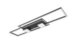 LED Φωτιστικό Οροφής ALBANY Μαύρο Ματ 37W 4300lm CCT Dimmable με Τηλεχειριστήριο Trio Lighting – 647710432