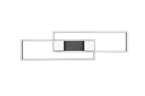 LED Φωτιστικό Οροφής ALBANY Μαύρο Ματ 37W 4300lm CCT Dimmable με Τηλεχειριστήριο Trio Lighting – 647710432