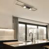 LED Φωτιστικό Οροφής ALBANY Μαύρο Ματ 37W 4300lm CCT Dimmable με Τηλεχειριστήριο Trio Lighting – 647710432
