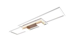 LED Φωτιστικό Οροφής ALBANY Καφέ 37W 4300lm CCT Dimmable με Τηλεχειριστήριο Trio Lighting – 647710465