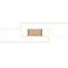 LED Φωτιστικό Οροφής ALBANY Καφέ 37W 4300lm CCT Dimmable με Τηλεχειριστήριο Trio Lighting – 647710465