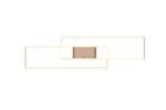 LED Φωτιστικό Οροφής ALBANY Καφέ 37W 4300lm CCT Dimmable με Τηλεχειριστήριο Trio Lighting – 647710465