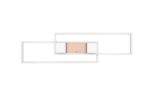 LED Φωτιστικό Οροφής ALBANY Καφέ 37W 4300lm CCT Dimmable με Τηλεχειριστήριο Trio Lighting – 647710465
