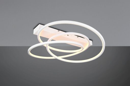 LED Φωτιστικό Οροφής Λευκό Ματ Φ64 Darvin 34W 4500lm CCT Step Dimmable Trio Lighting – 649110131