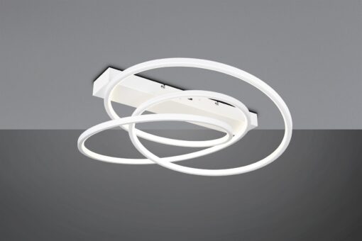 LED Φωτιστικό Οροφής Λευκό Ματ Φ64 Darvin 34W 4500lm CCT Step Dimmable Trio Lighting – 649110131