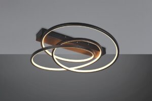 LED Φωτιστικό Οροφής Μαύρο Ματ Φ64 Darvin 34W 4500lm CCT Step Dimmable Trio Lighting – 649110132